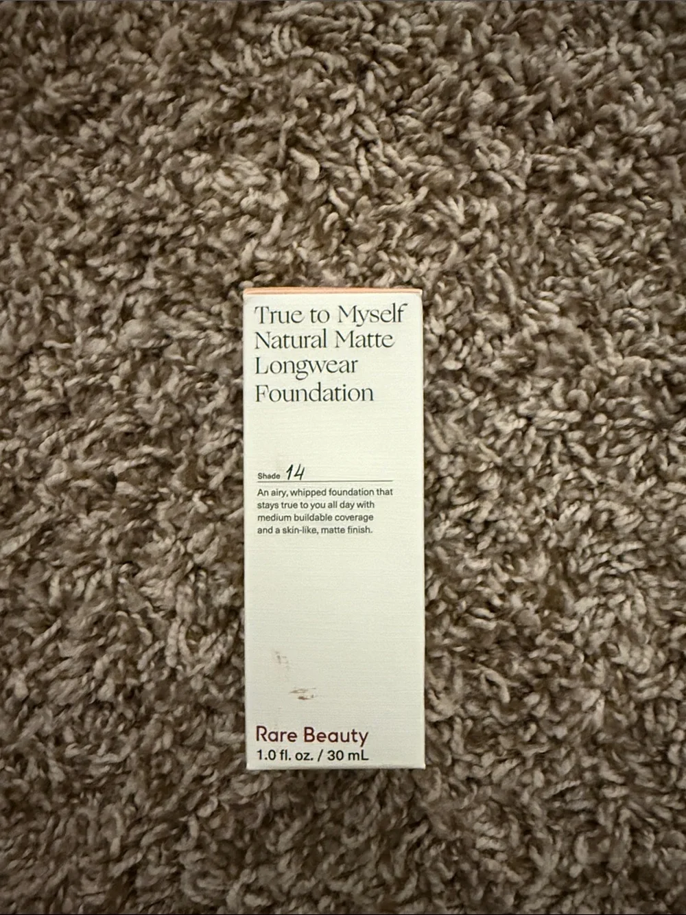 Rare Beauty True to Myself Natural Matte Longwear Foundation Shade 14 - Cream